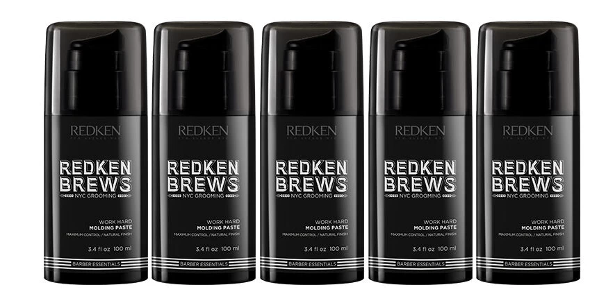 10x Redken Brews Work Hard Molding Paste 150ml