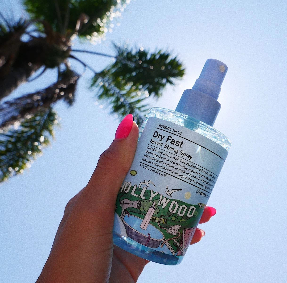 J Beverly Hills BLUE Dry Fast 236ml - Afbeelding 3