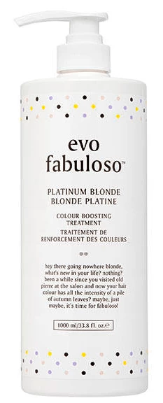 Evo Fabuloso Platinum Blonde Colour Boosting Treatment 1000ml