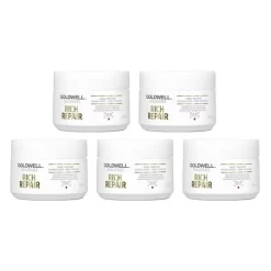5x Goldwell Dualsenses Rich Repair 60sec Treatment 200ml