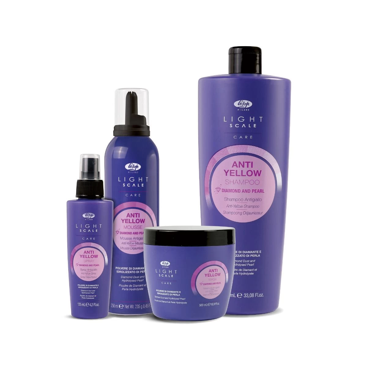 Lisap Light Scale Care Anti Yellow Mask500ml - Afbeelding 2